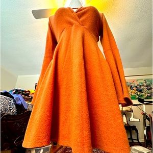 Charlotte Russe burnt orange preowned knit dress